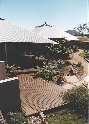 Roof made from COLORBOND® steel in Surfmist® at Fairfield Waters Estate, Townsville, Queensland.