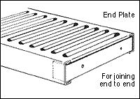 LYSAGHT INTERLOK® II End plate schematic