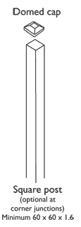 LYSAGHT Type 3 NEETASCREEN® Posts