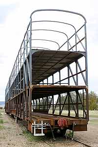 XLERPLATE? steel was used to add a third deck for the rail cars which are used as motor vehicle transporters on the Adelaide to Perth rail line. 