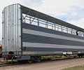 XLERPLATE® steel was used to add a third deck for the rail cars which are used as motor vehicle transporters on the Adelaide to Perth rail line