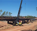 The Beams for the new Finke River Bridge in the Northern Territory are made from XLERPLATE&reg; steel.