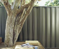Fencing made from COLORBOND® steel in colour Grey Ridge®