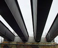 Trough girders made from 350L15 Grade XLERPLATE® steel on Melbourne's Eastlink project.