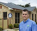 Valley Homes' Manager Aaron Mosely, a large number of the homes his company builds in the Hunter region of NSW have roofs made from COLORBOND® steel