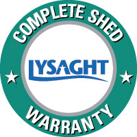 LYSAGHT&reg; shed warranty