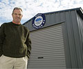 Dial-a-Shed’s owner Alan Knewstubb. The company creates sheds made from COLORBOND® steel and ZINCALUME® steel.