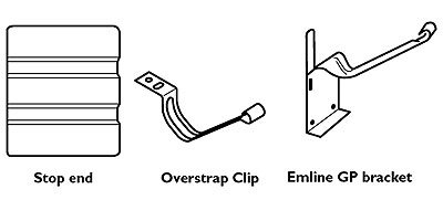 LYSAGHT EMLINE&reg; Gutter accessories