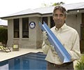 Illawarra Steel Frame Homes Managing Director David Sheehy, holding a piece of TRUECORE® steel