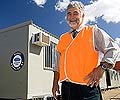 Rick Welch of Australian Portable Buildings, a member of the STEEL BY™ Brand Partnership Program, at the company's Wetherill Park workshop in Sydney.