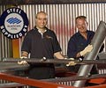 Fire Fabrication Services Directors Mike Iacovino (left) and Steve Macdonald. Fire Fabrication Services are members of the STEEL BY™ Brand Partnership Program