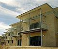 Two storey apartments at Flinders University. Steel building frame technology made from ZINCALUME&reg; steel is at the heart of the buildings.