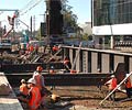 The new Parramatta Transport Interchange and upgrade of Parramatta Railway Station uses girders fabricated from XLERPLATE&reg;,