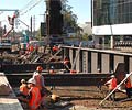The new Parramatta Transport Interchange and upgrade of Parramatta Railway Station uses girders fabricated from XLERPLATE®,