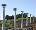 Bridge pylons constructed from XLERPLATE® as part of the Ballarat and Geelong corridors of the Regional Fast Rail Project.