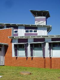 Stage II of the Dubbo Campus of Charles Sturt University which used roof and wall cladding in LYSAGHT SPANDEK&reg;, LYSAGHT CUSTOM ORB&reg;, LYSAGHT MINI ORB&reg; and tapered sheets of LYSAGHT LONGLINE 305&reg;.