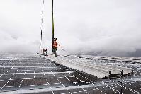 Project at Williamtown RAAF base north of Newcastle - one of the main products used is LYSAGHT KLIP-LOK 700 HI-STRENGTH&reg; wide-cover