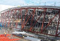 Structure of Perth Convention & Exhibition Centre where LYSAGHT KLIP-LOK&reg; was used or the roof.