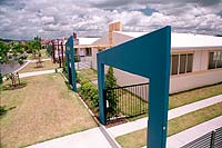 These homes located in Chancellor Street, Sunshine Coast, uses roofing and walling made from COLORBOND&reg; steel.