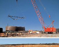 The Comalco refinery in Gladstone - one of several projects awarding contracts to Australian companies.