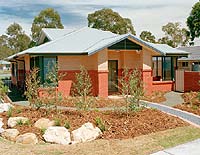 Roof made from COLORBOND® steel in Shale Grey&trade; Covers Energy Efficient Home