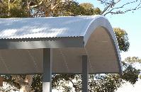 64sqm of LYSAGHT CUSTOM BLUE ORB&reg; AND LYSAGHT purlins were provided by BlueScope Lysaght for the RAAF Memorial in South Australia.