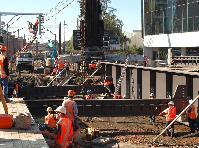 The new Parramatta Transport Interchange and upgrade of Parramatta Railway Station uses girders fabricated from XLERPLATE&reg;,