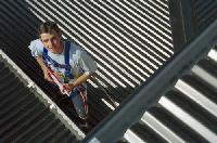Martin Neilson first year metal roofing apprentice at Hi-Tech Roofing, has won the winter quarterly prize for the national 2002/2003 COLORBOND® steel Building Apprentice of the Year competition.