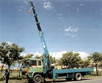 Taiwan's manufacturer, GW Machinery, uses quench and tempered steel to manufacture their truck mounted cranes.