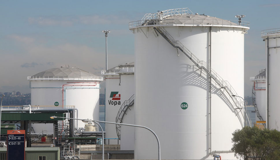 XLERPLATE® steel was used for the construction of nine fuel storage tanks for the Vopak Storage Tanks at Port Botany in Sydney