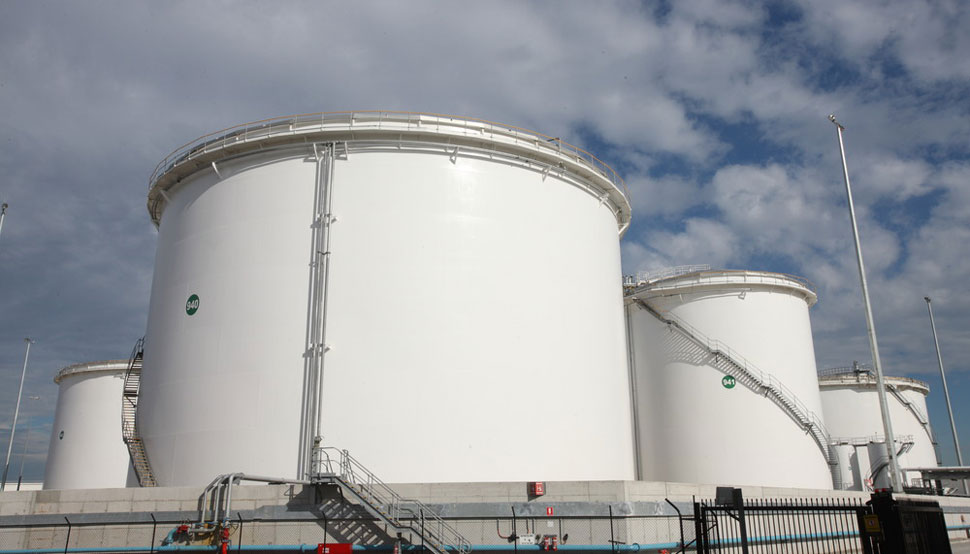 XLERPLATE® steel was used for the construction of nine fuel storage tanks for the Vopak Storage Tanks at Port Botany in Sydney
