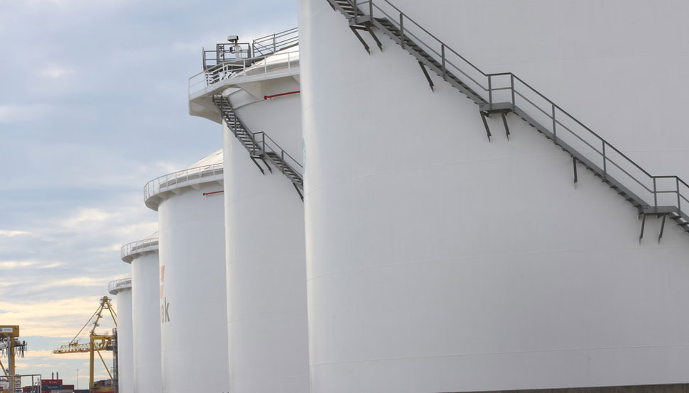 XLERPLATE® steel was used for the construction of nine fuel storage tanks for the Vopak Storage Tanks at Port Botany in Sydney
