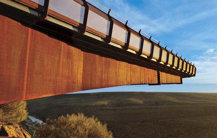 Kalbarri Skywalk WA made from BlueScope's REDCOR weathering steel