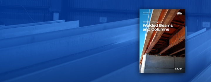 New product brochure REDCOR® weathering steel welded beams and columns