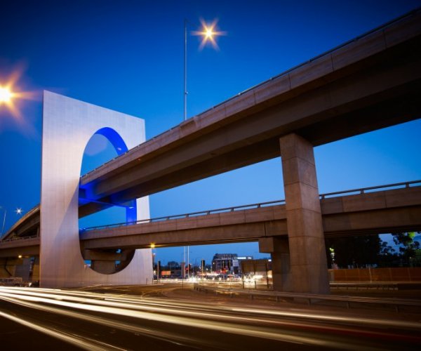 XLERPLATE® steel girders used in the West Gate Freeway off-ramps